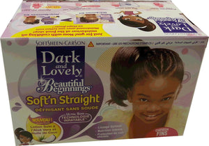 Dark and Lovely Beautiful Beginnings Soft'n Straight Fine Hair