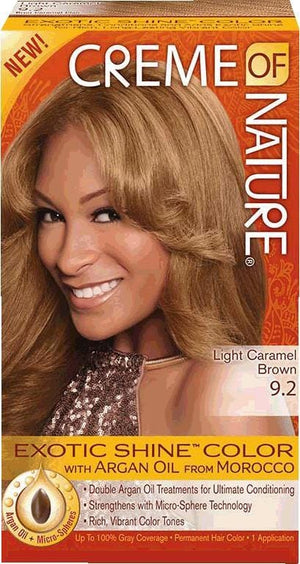 Creme of Nature Hair Color Light Caramel Brown 9.2