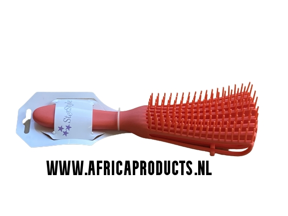 3STER DETANGLING HAIR BRUSH RED