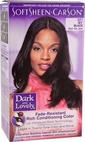 Dark and Lovely Color 371 Jet Black