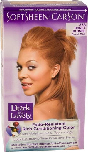 Dark and Lovely Color 378 Honey Blond