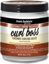 Aunt Jackie's Coconut Creme Recipes Curl Boss Coconut Curling Gèlee 426 g 