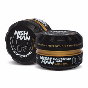 Nish Man Hair Styling Wax Gold One 150 ml