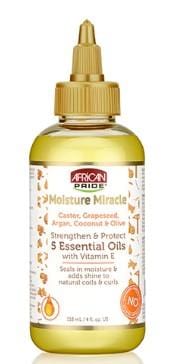 African Pride Moisture Miracle Strengthen & Protect 5 Essential Oils with Vitamin E 118ml