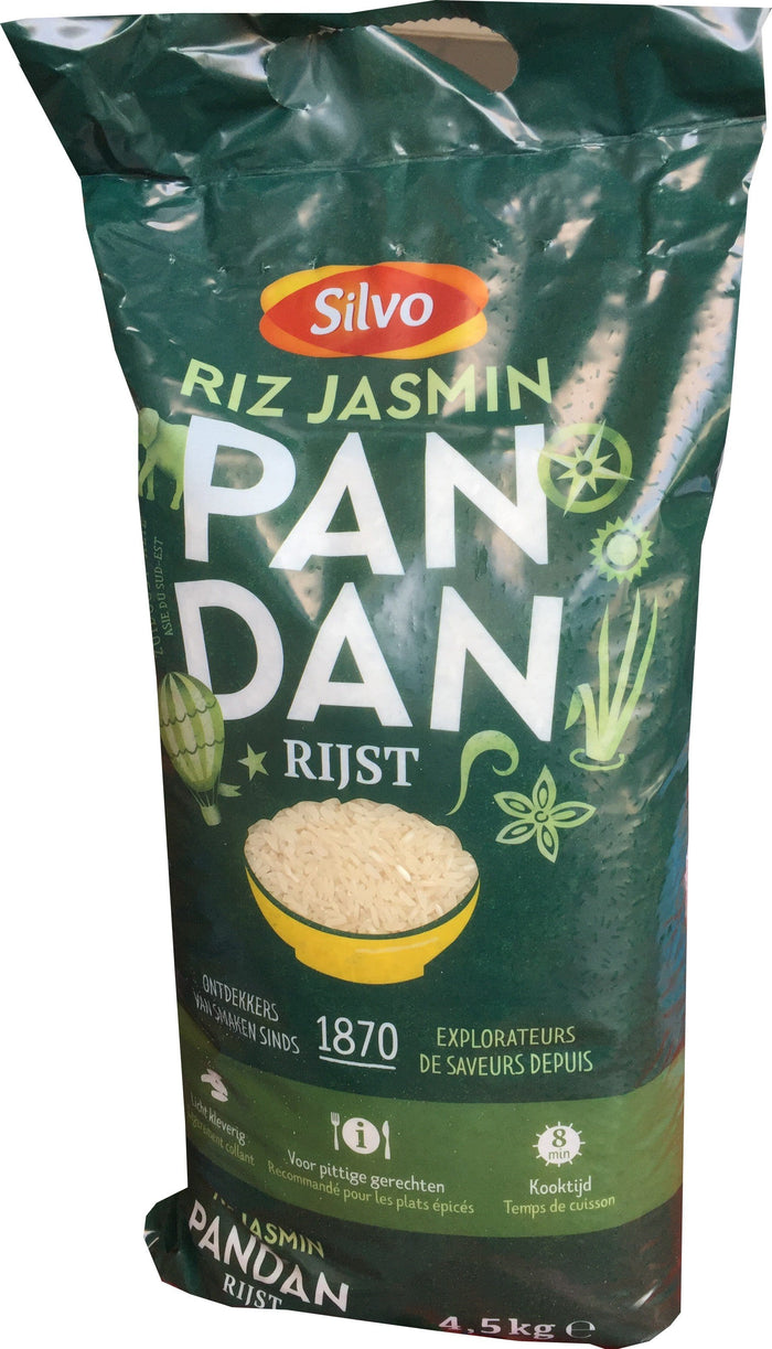 Silvo Pandan Jasmin Rijst 4 kg