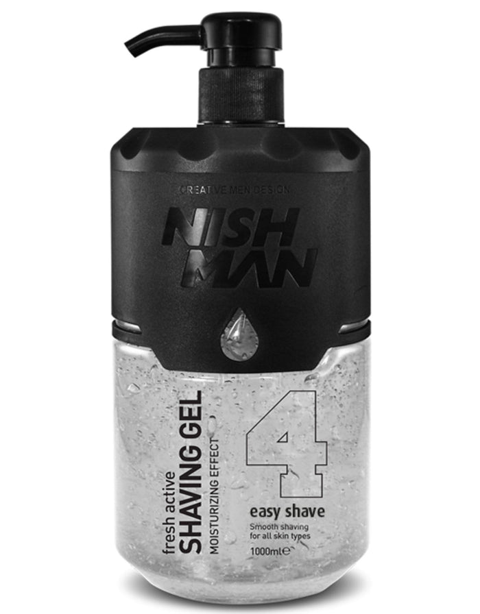 Nish Man Shaving Gel Silver 1000 ml