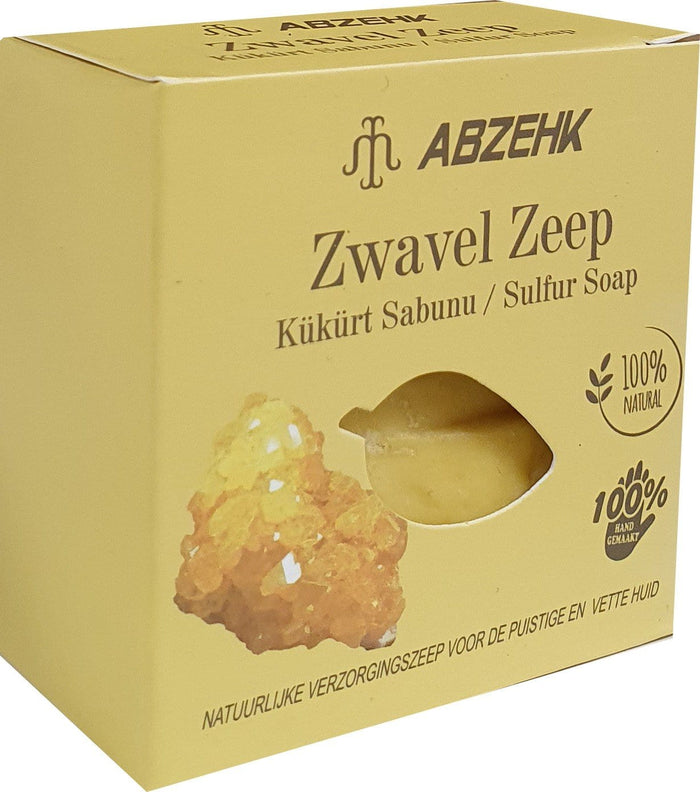 ABZEHK Zwavel  Zeep Sulfur Soap Pure Natural 150g