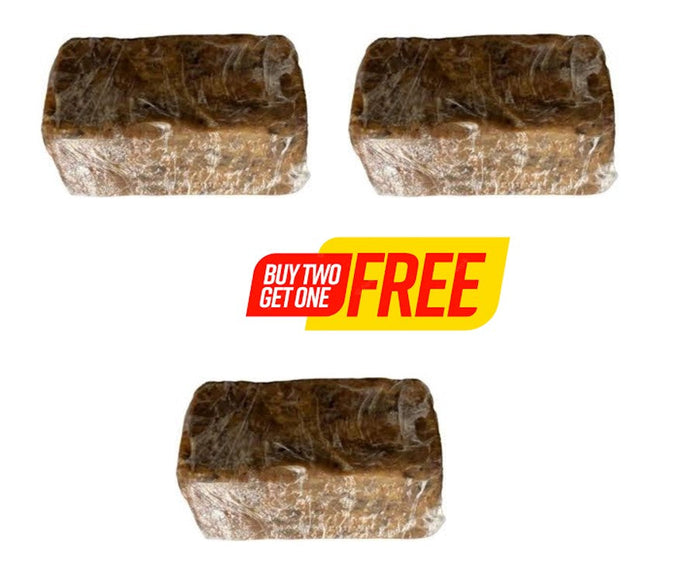 African Black Soap Ghana 2 Stuks 175 ml + One free