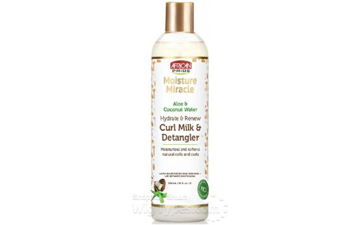 African Pride Aloe & Coconut Water Hydrate & Renew Curl Milk & Detangler 354 ml