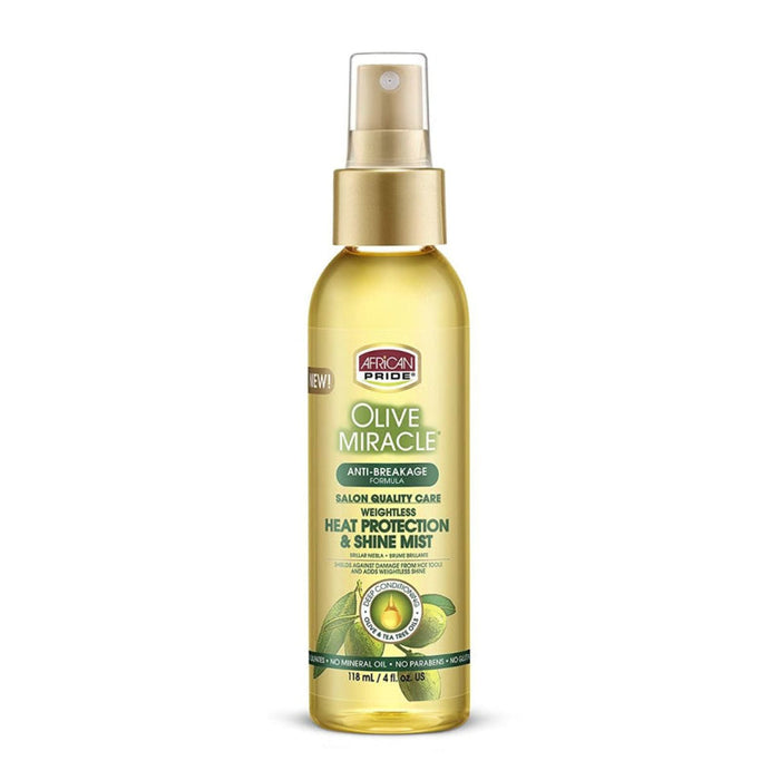 African Pride Olive Miracle Heat Protection Shine Mist 118 ml