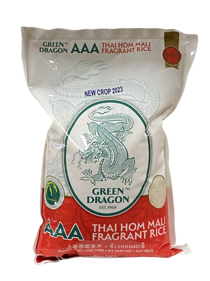 Green Dragon AAA Thai Hom Mali Fragrant Rice 2kg