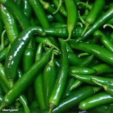 Green Hot Pepper Uganda 1 kg