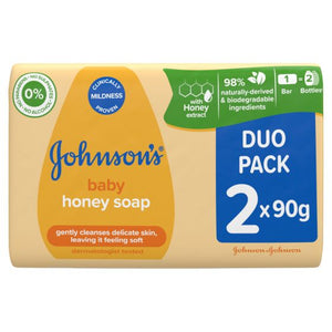 Johnsons Baby Honey Soap 2x90g - Africa Products Shop