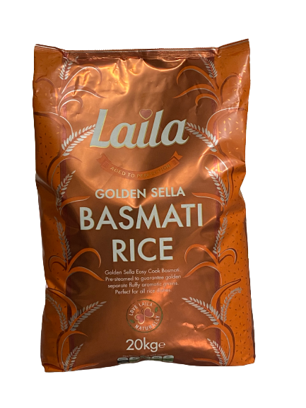 Laila Golden Sella Basmati Rice 20 kg