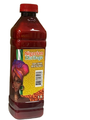 Nigerian Heritage 100% Pure Palm Oil 1 liter - Africa Products Shop