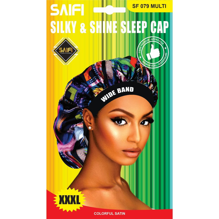 Saifi Silky & Shine Sleep Cap SF 079 MULTI XXXL