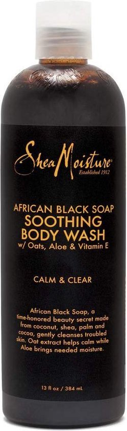 Shea Moisture African Black Soap Soothing Body Wash 384 ml