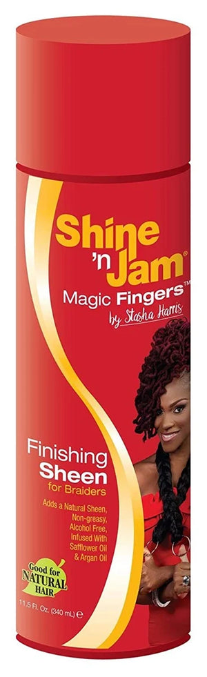 Shine 'n Jam Magic Finger Setting Finishing Sheen 11.5oz - Africa Products Shop