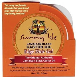 SUNNY ISLE JAMAICAN BLACK CASTOR OIL EDGE CONTROL GEL 3,5OZ. - Africa Products Shop